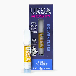 URSA - URSA - Fruit Gusherz - 1g Live Rosin Vape Cart