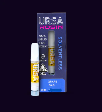 URSA - URSA - Grape Gas - 0.5g Live Rosin Vape Cart Main Image