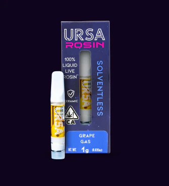 URSA - URSA - Grape Gas - 1g Live Rosin Vape Cart Main Image