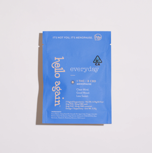 HELLO AGAIN - HELLO AGAIN - Topical - Everyday - 1:8 THC:CBD - Suppositories - 2PK - 4MG