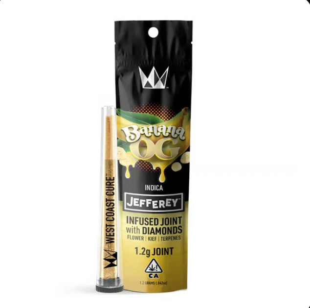 West Coast Cure - West Coast Cure - Banana OG - 1.2g Jefferey Infused Pre-Roll Main Image