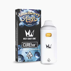 West Coast Cure - West Coast Cure - Blueberry Kush - 1g CUREbar Disposable