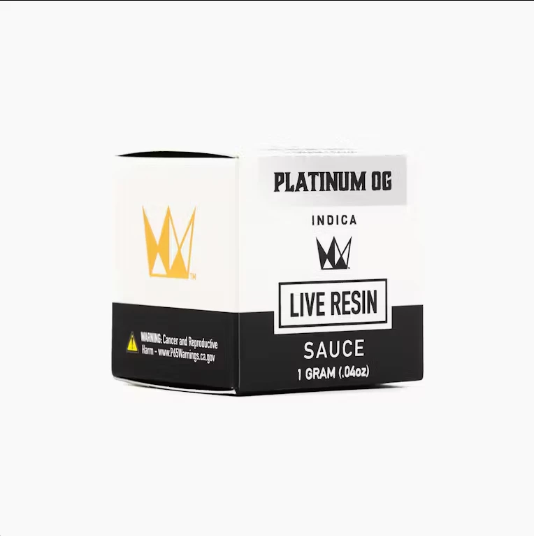 West Coast Cure - West Coast Cure - Platinum OG - 1g Live Resin Sauce Main Image