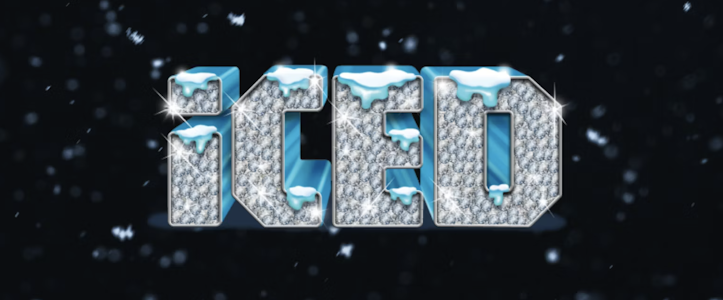 ICED - Blue Zushi (H) | 3.5g Diamond Infused Jar | ICED