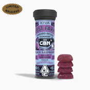 Lost Farm - Black Raspberry x Northern Lights - 100mg THC/50mg CBN Live Rosin Gummies - 10pk