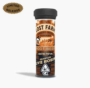 LOST FARM - Lost Farm - Root Beer x Gastro Pop #4 - 100mg Live Resin Gummies - 10pk