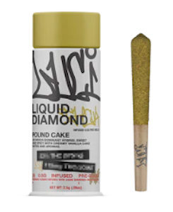 LUCI - Luci - Pound Cake - Liquid Diamond 5 pack infused 0.5g joints - 23% THC - Pre-roll