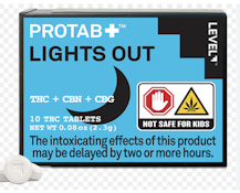 Level | Protab Lights Out | 10pk/100mg