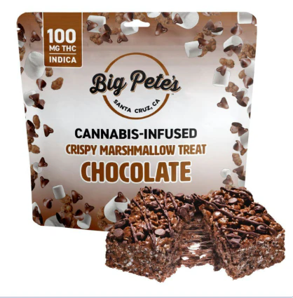 Big Pete's Treats - Big Petes - Chocolate Crispy Indica - Marshmallow Treat - 100mg Main Image