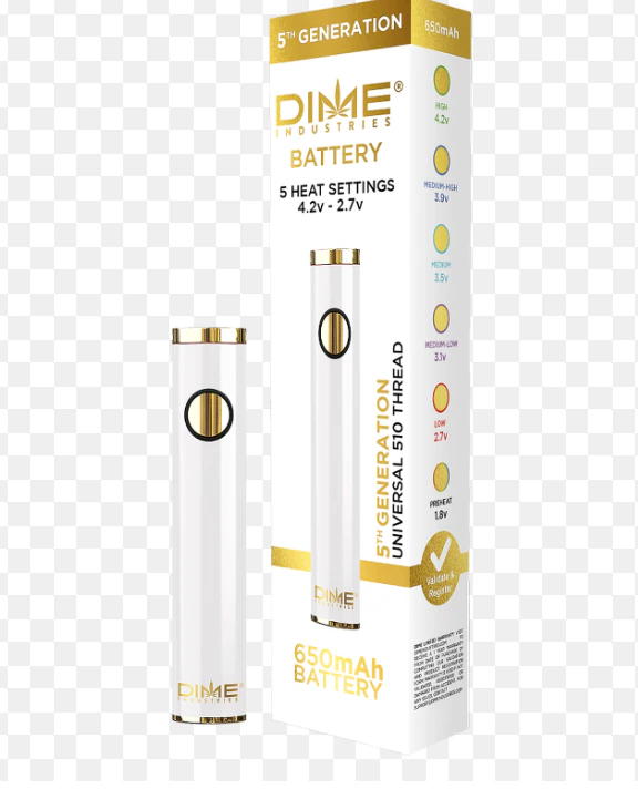 Dime Industries - Dime Industries - White Battery - Accessories Main Image