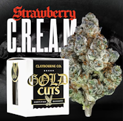 CLAYBOURNE - Flower - Strawberry C.R.E.A.M - Gold Cuts - 3.5G