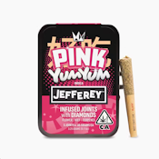 West Coast Cure - Pink Yum Yum - 3.25g Jefferey Infused Pre-Rolls - 5pk