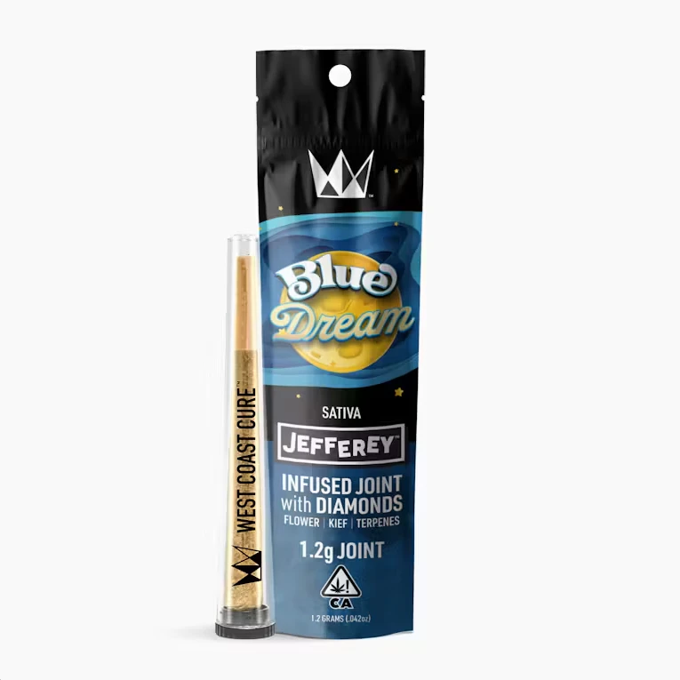 West Coast Cure - West Coast Cure - Blue Dream - 1.2g Jefferey Infused Pre-Roll Main Image