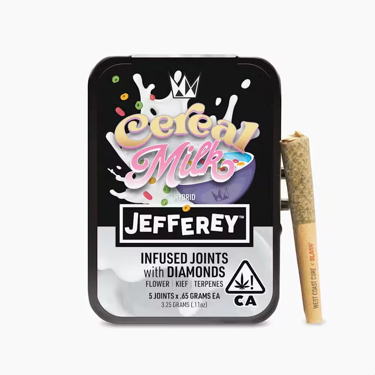 West Coast Cure - West Coast Cure - Cereal Milk - 3.25g Jefferey Infused Pre-Rolls - 5pk Main Image