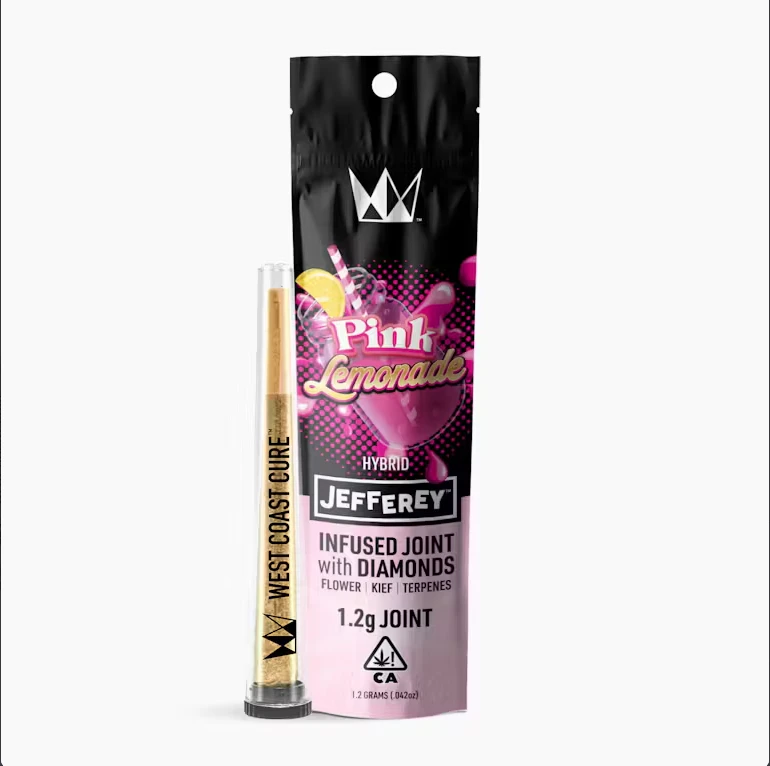 West Coast Cure - West Coast Cure - Pink Lemonade - 1.2g Jefferey Infused Pre-Roll Main Image