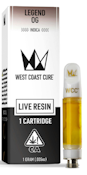 [West Coast Cure] Live Resin Cartridge - 1g - Trainwreck (S)