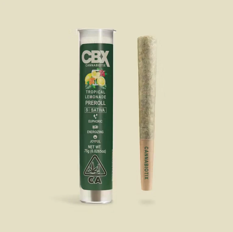 CBX: Cannabiotix - CBX - Tropical Lemonade - 0.75g Pre-Roll Main Image