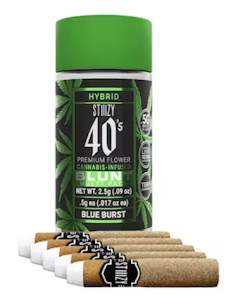 STIIIZY - STIIIZY - 40's Blunts - Gelato - Infused Blunt Pack - 5pk - 2.5g