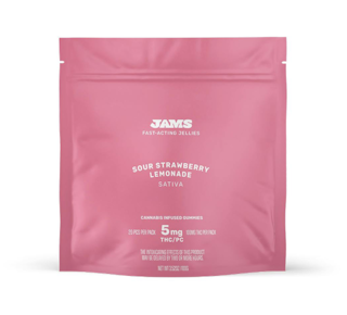 JAMS | Fast Acting Sour Strawberry Lemonade | 20pk/100mg