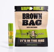 BROWN BAG VAPE CARTRIDGE 1000MG HYBRID PEACH OG