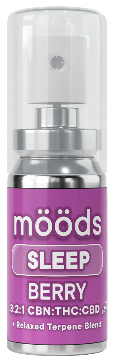 moods - Moods - High Spray - Berry Sleep - 1:2:1 CBD/THC/CBN- Oral Spray - 500mg Main Image