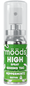 Moods - High Spray - Peppermint - Oral Spray - 1000mg