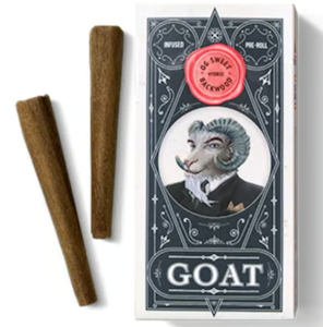 GOAT - OG Sweet Backwood Infused Blunts - 2pk, 1.2g - GOAT