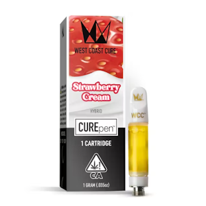 WEST COAST CURE - WCC Strawberry Cream CUREpen Cart 1g