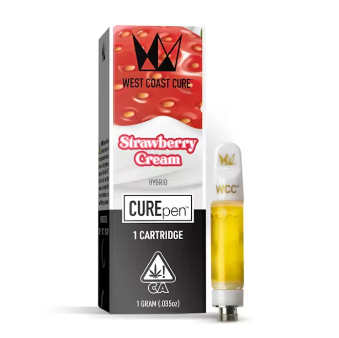 West Coast Cure - WCC Strawberry Cream CUREpen Cart 1g Main Image