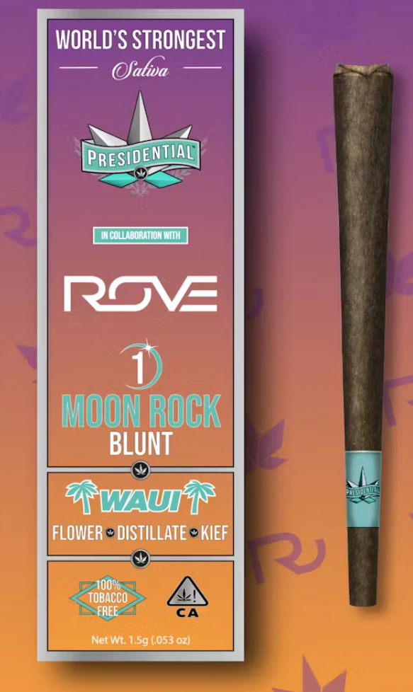 Presidential - Presidential x Rove - Moon Rock - Waui - Infused Blunt - 1.5g Main Image