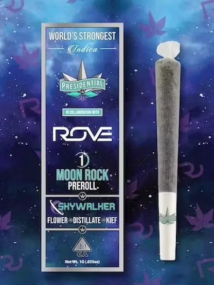 Presidential - Presidential x Rove - Moon Rock - Skywalker - Infused Preroll - 1.0g Main Image