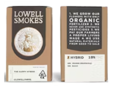 Lowell - Lowell Smokes | The Happy Hybrid Blend | 6pk/3.5g Prerolls