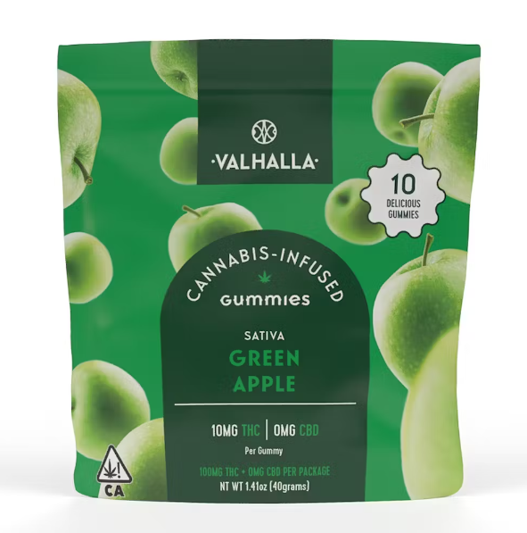 [REC] Valhalla | Green Apple | 100mg Soft Chews