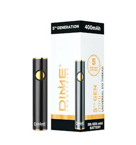 DIME INDUSTRIES - DIME INDUSTRIES - Battery - 5th Generation - 510 Thread - Mini Black