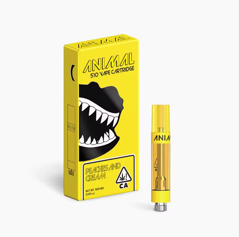 GO FULL ANIMAL - Animal - Peaches and Cream - 1g Vape Cart Main Image