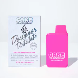 CAKE - CAKE - AIO - Twisted Berries - Designer Distillate - 1.25G