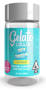 GELATO - Gelato - Lollis - Blue Dream - Infused Preroll Packs - 5pk - 3g