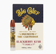 Big Chief | Blackberry Kush | THC Cart | 1G