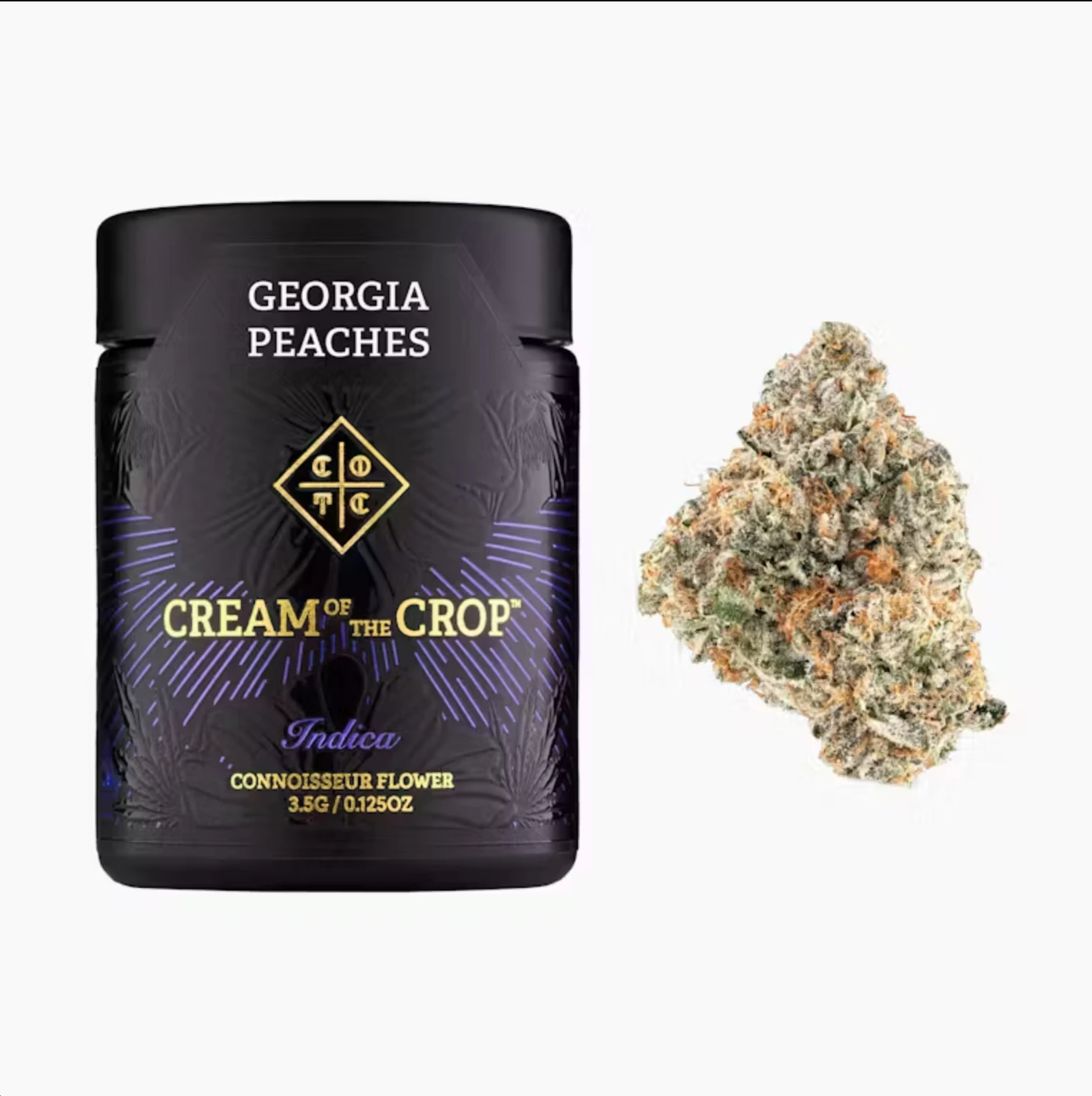 Cream Of The Crop. - Cream of the Crop - BIGS Georgia Peaches - 3.5g Flower Main Image