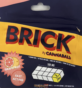 Cannabals - CANNABALS - Grapefruit - Brick - 100mg - Edible