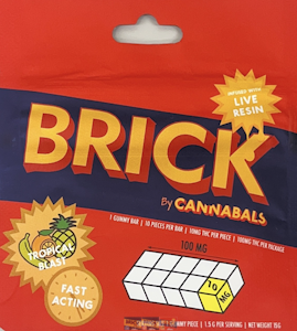 Cannabals - CANNABALS - Tropical Blast - Live Resin - Brick - 100 mg - Edible