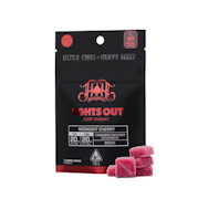 Heavy Hitters - 1:1 THC:CBN Gummies - Lights Out Midnight Cherry