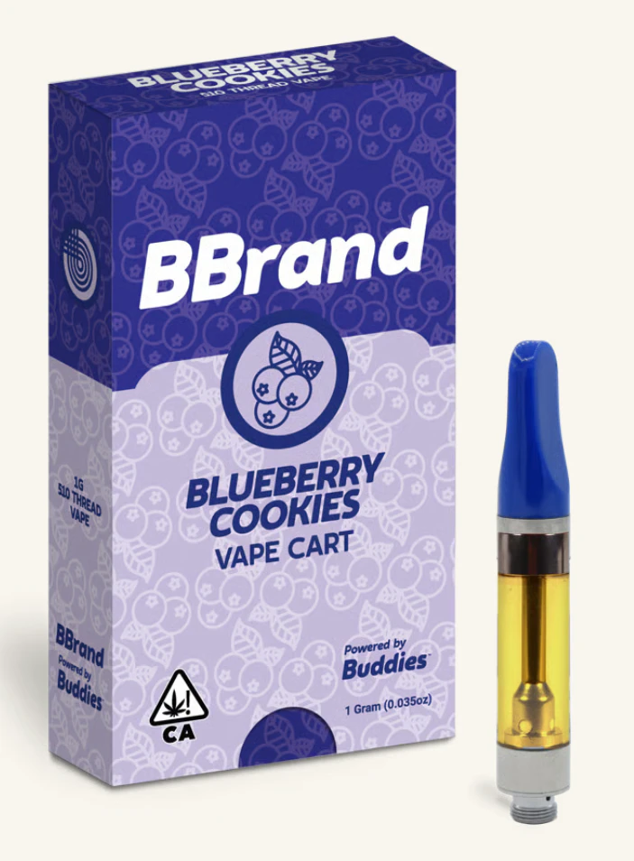 Buddies Brand - Bbrand - Blueberry Cookies - Vape Cart - 1g Main Image