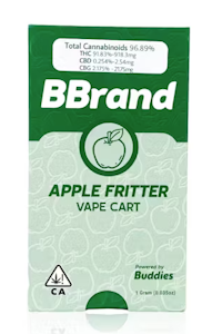 Buddies - Bbrand - Apple Fritter - Vape Cart - 1G