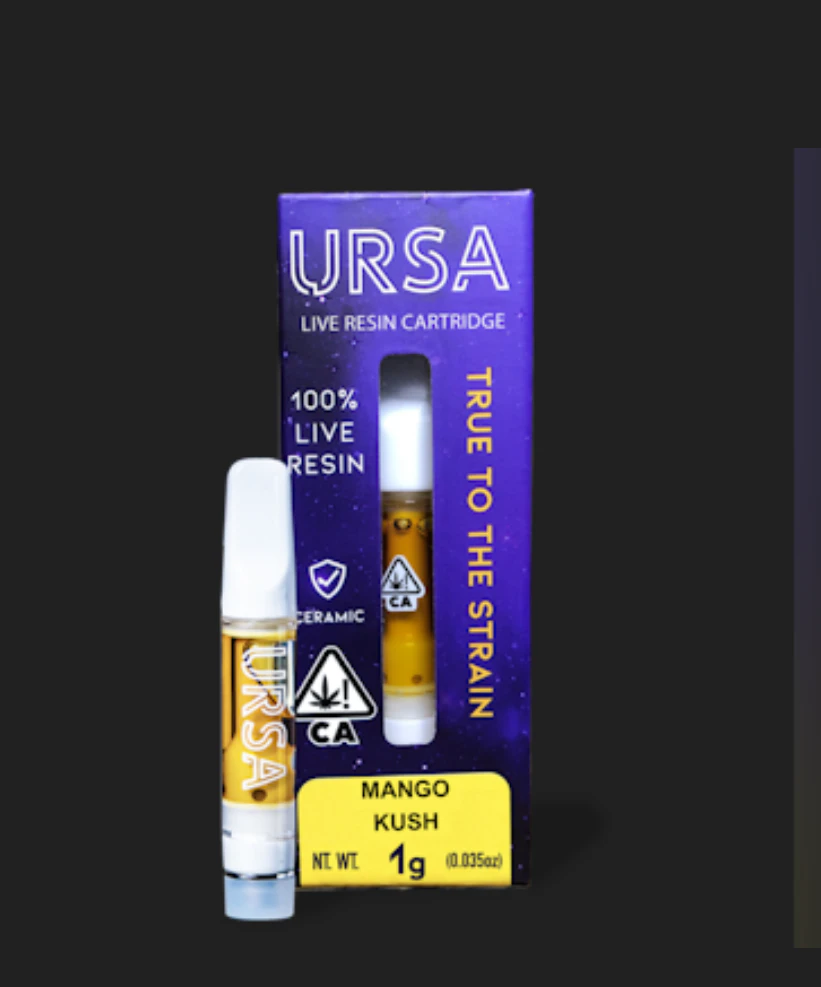 URSA - URSA - Mango Kush - 1g Live Resin Vape Cart Main Image