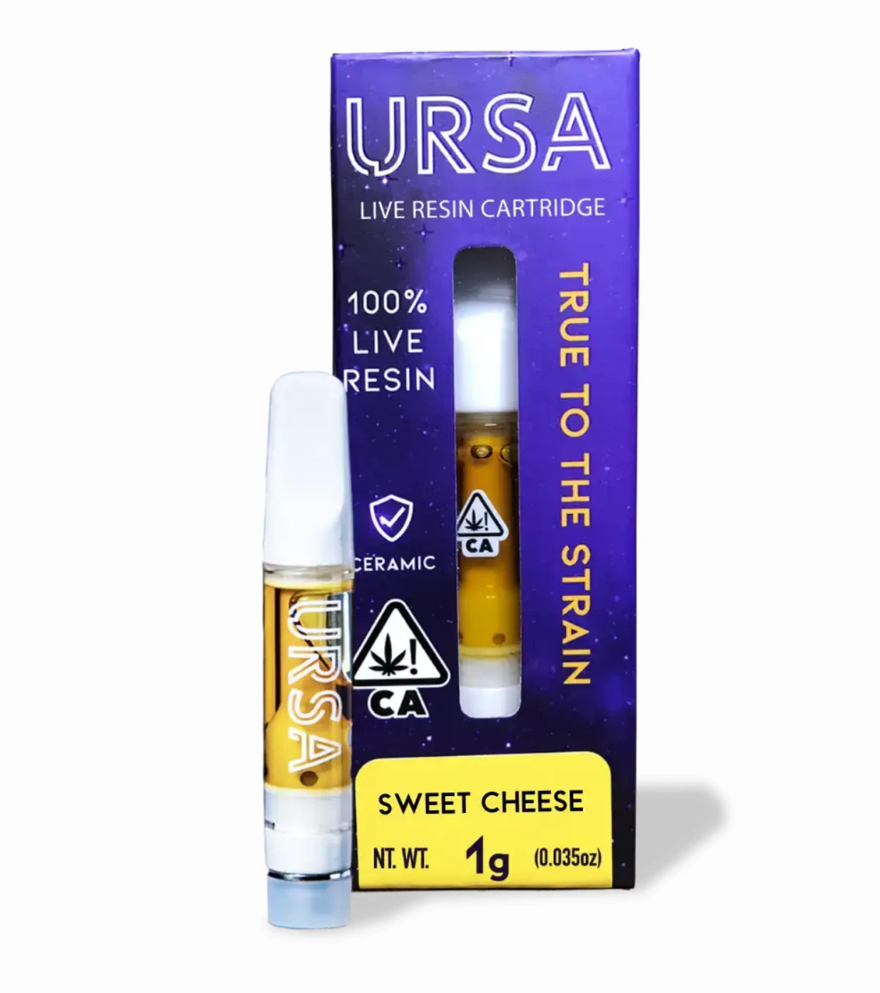 URSA - URSA - Sweet Cheese - 1g Live Resin Vape Cart Main Image