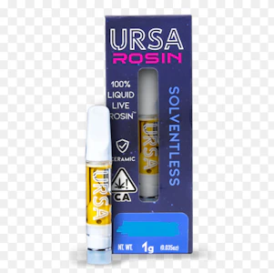 URSA - URSA - Garlic Juice - 1g Live Rosin Vape Cart