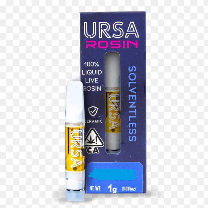URSA - URSA - Garlic Juice - 1g Live Rosin Vape Cart Main Image
