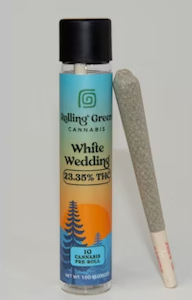 Rolling Green Cannabis - Rolling Green Cannabis - White Wedding - 1g - Preroll