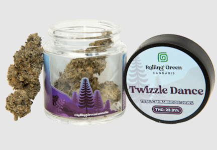 Rolling Green Cannabis - Rolling Green Cannabis - Twizzle Dance b2 - 3.5g - Flower